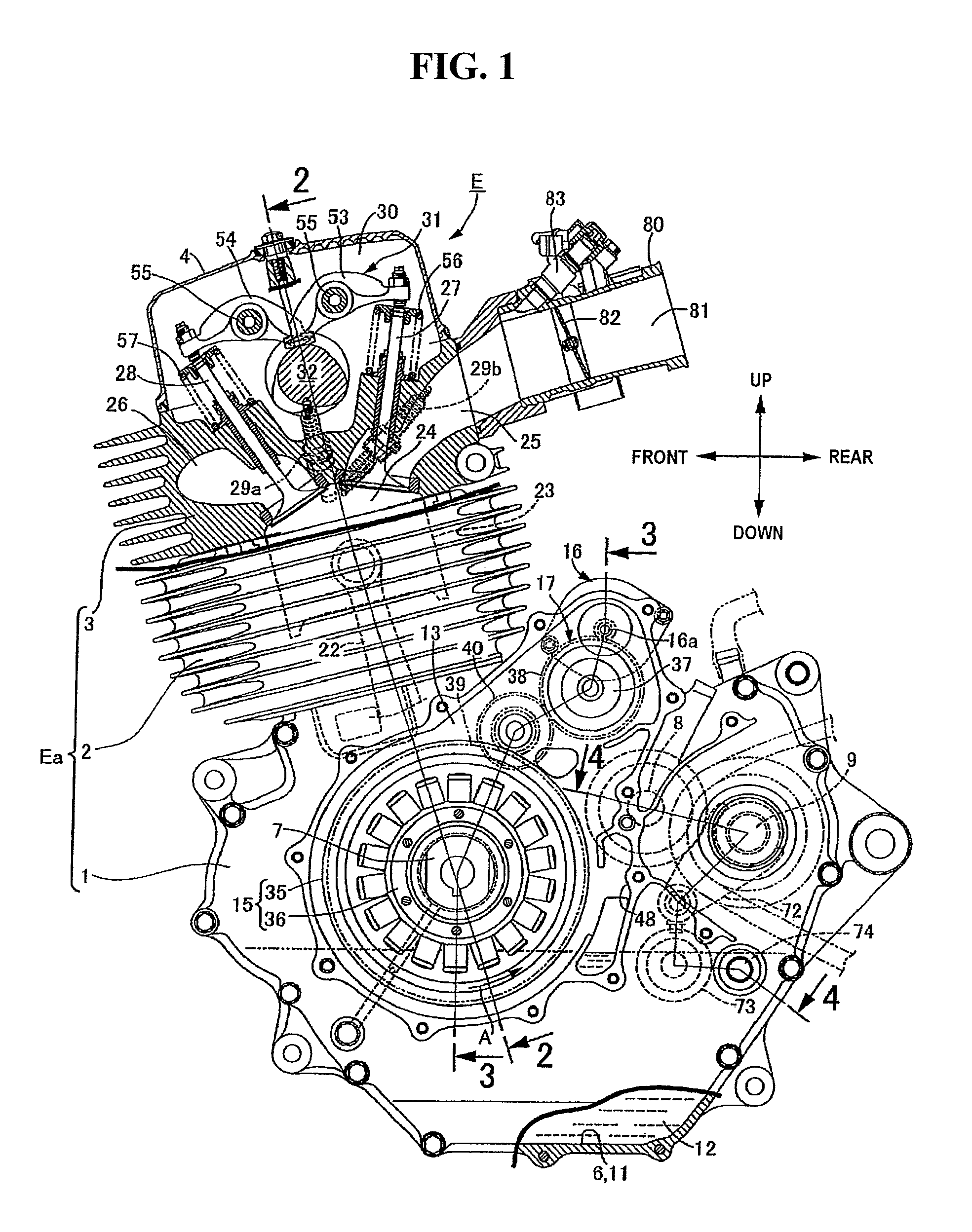 Ignition plug cooling device of vehicle-use engine