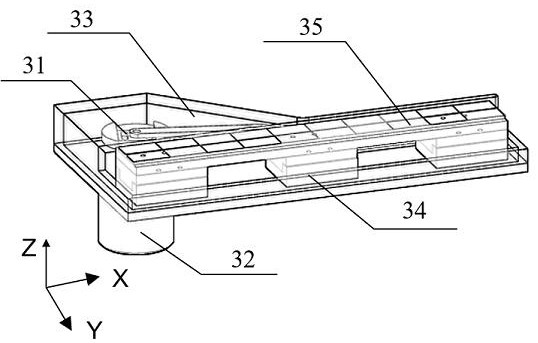 High-flux scratch-reciprocating friction wear test device