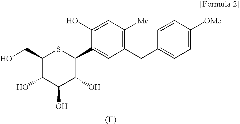 1-phenyl 1-thio-d-glucitol derivative