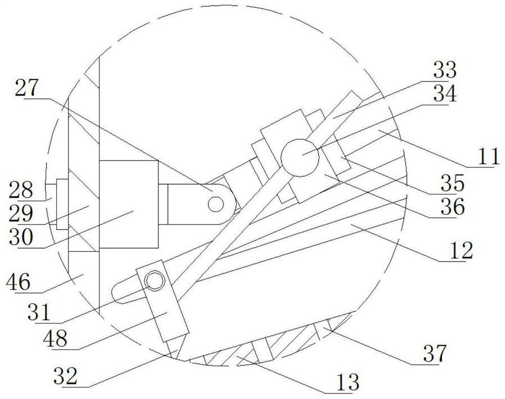 Municipal sewage treatment filtering device