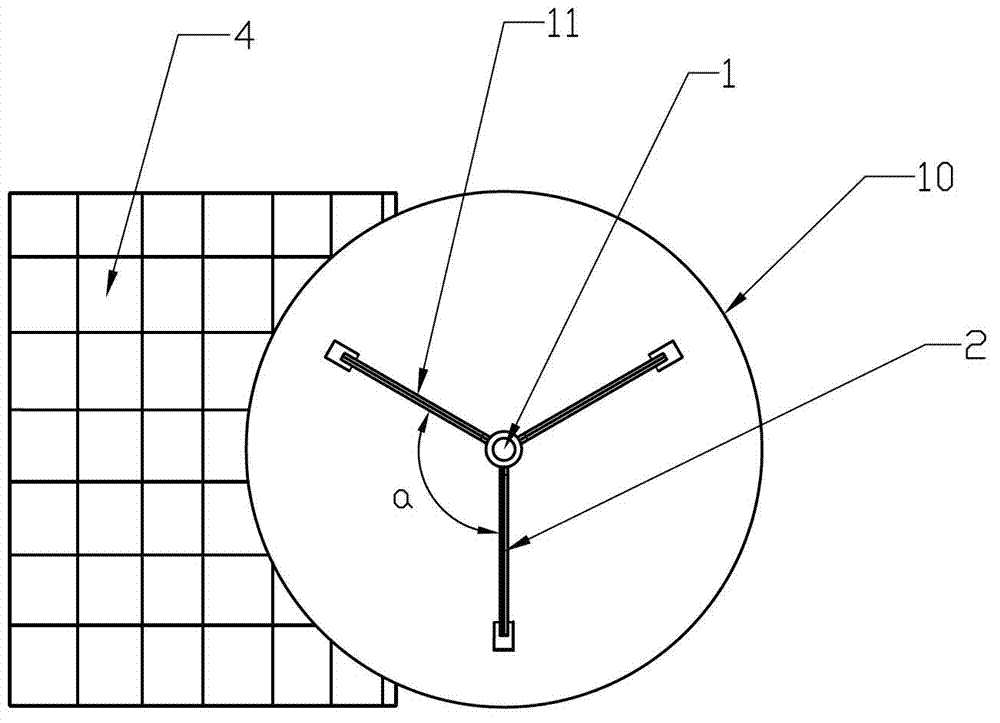 Projection type solar detection and transmission lamp