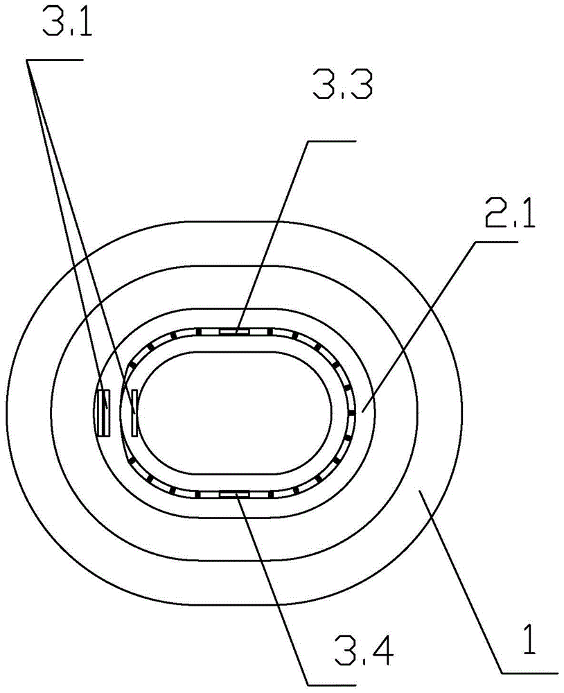 A double-split photovoltaic variable structure