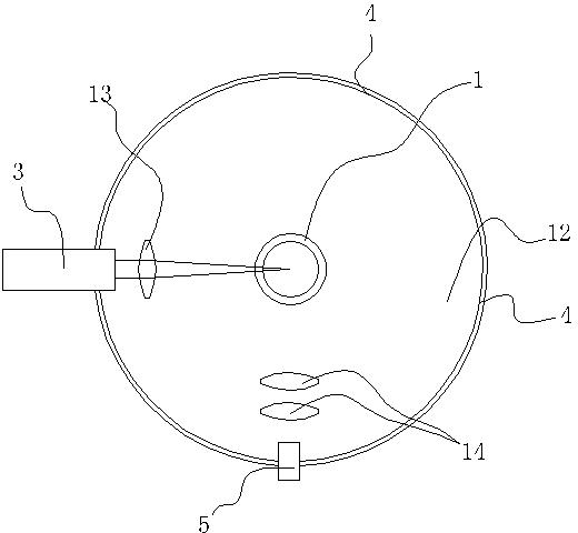 Measurement method for air particle distribution through laser light scattering method, and apparatus thereof