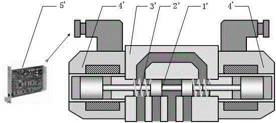 Method for correcting chucking faults of electrohydraulic proportioning valve by utilizing electromagnetic attraction force