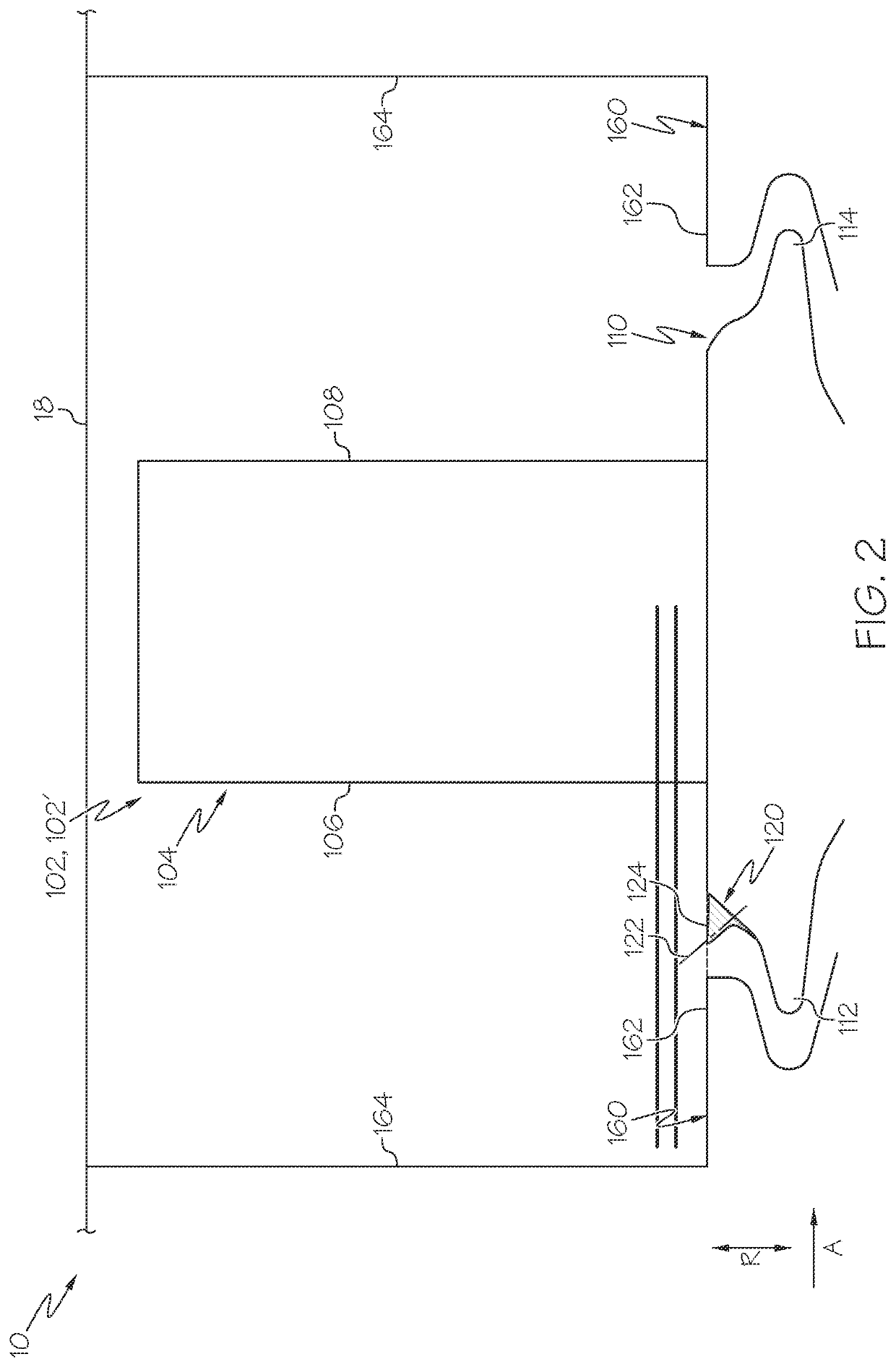 Turbine blades including aero-brake features and methods for using the same