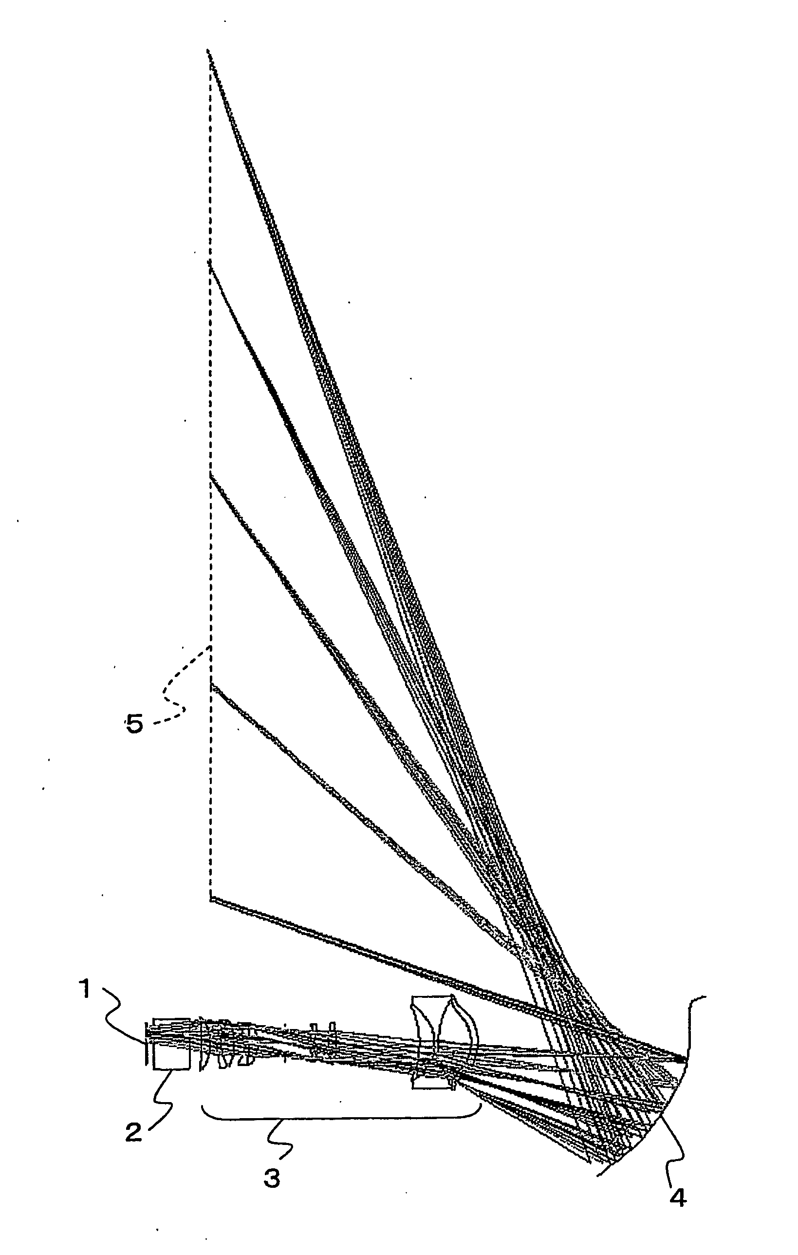 Projection optical system and image projecting apparatus