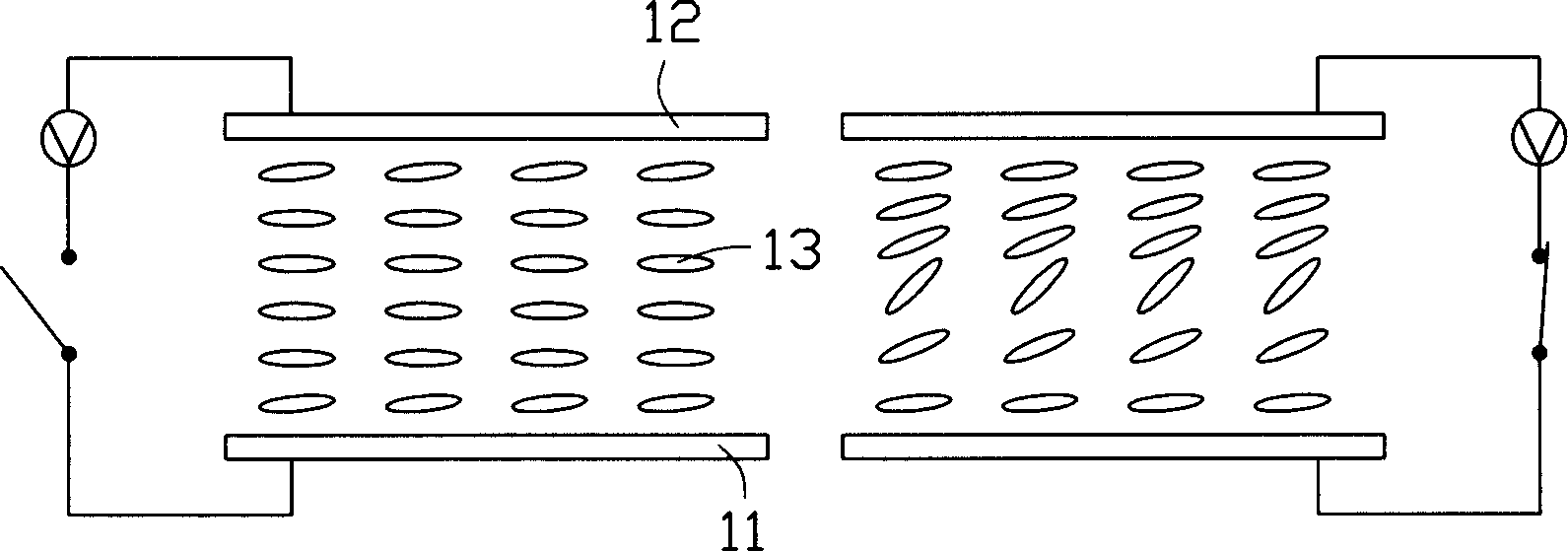 Semi-penetration and semi reflective liquid crystal display device