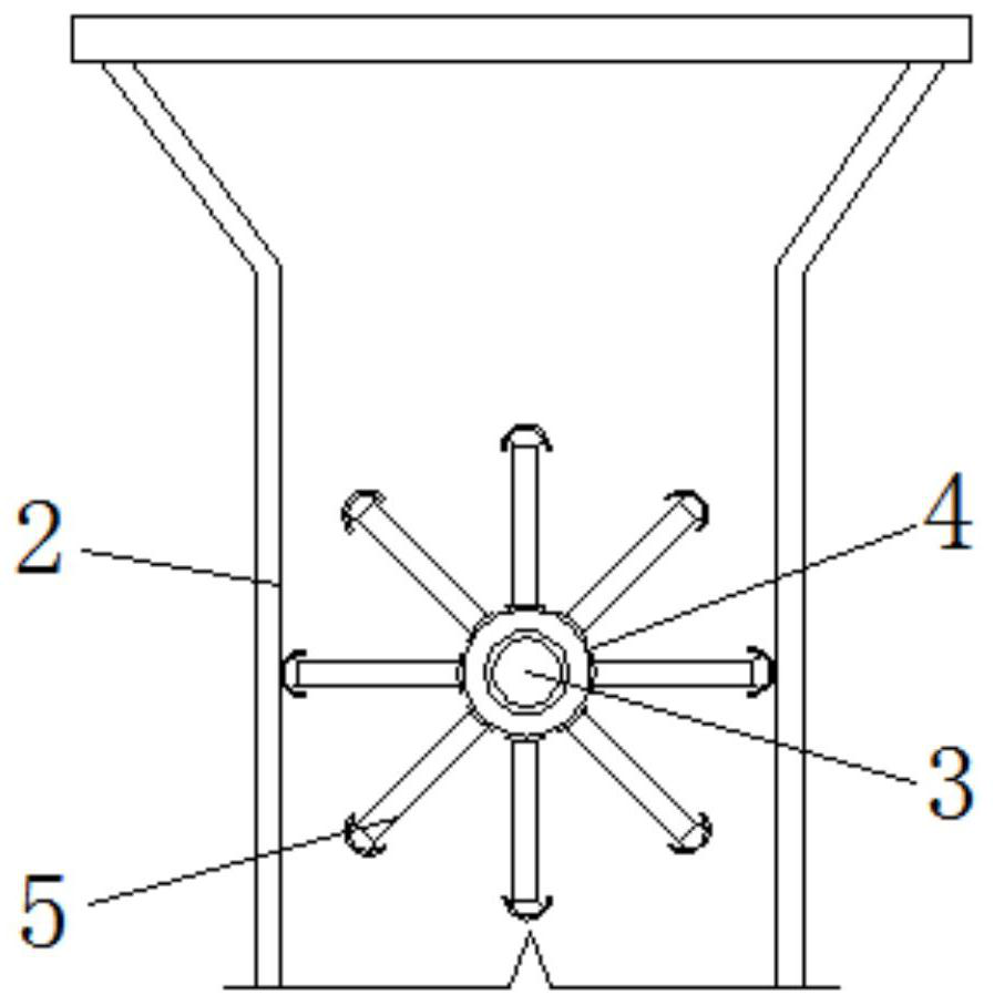 Solid-liquid separation type alkali-containing wastewater multi-stage treatment device based on environmental treatment