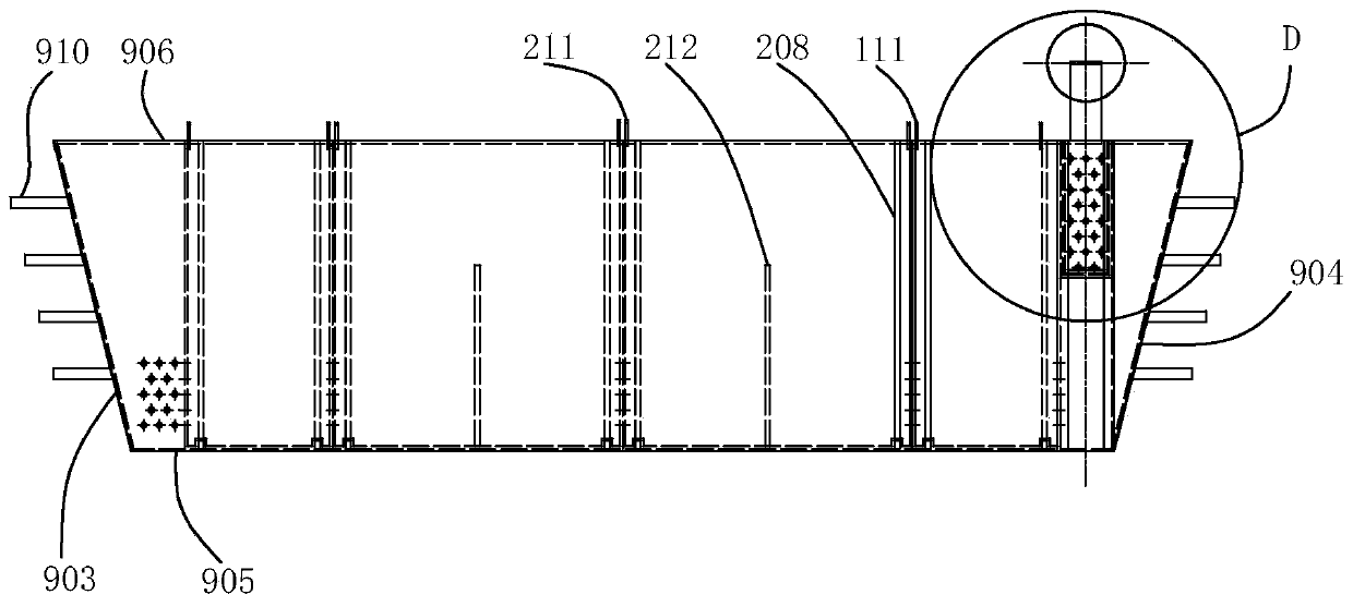 Floating water inlet folded plate rotary ecological dam