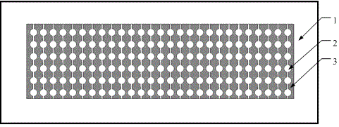 Lightening current drainage stripe and manufacturing method thereof