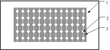 Lightening current drainage stripe and manufacturing method thereof