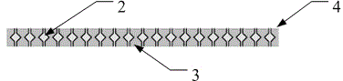 Lightening current drainage stripe and manufacturing method thereof