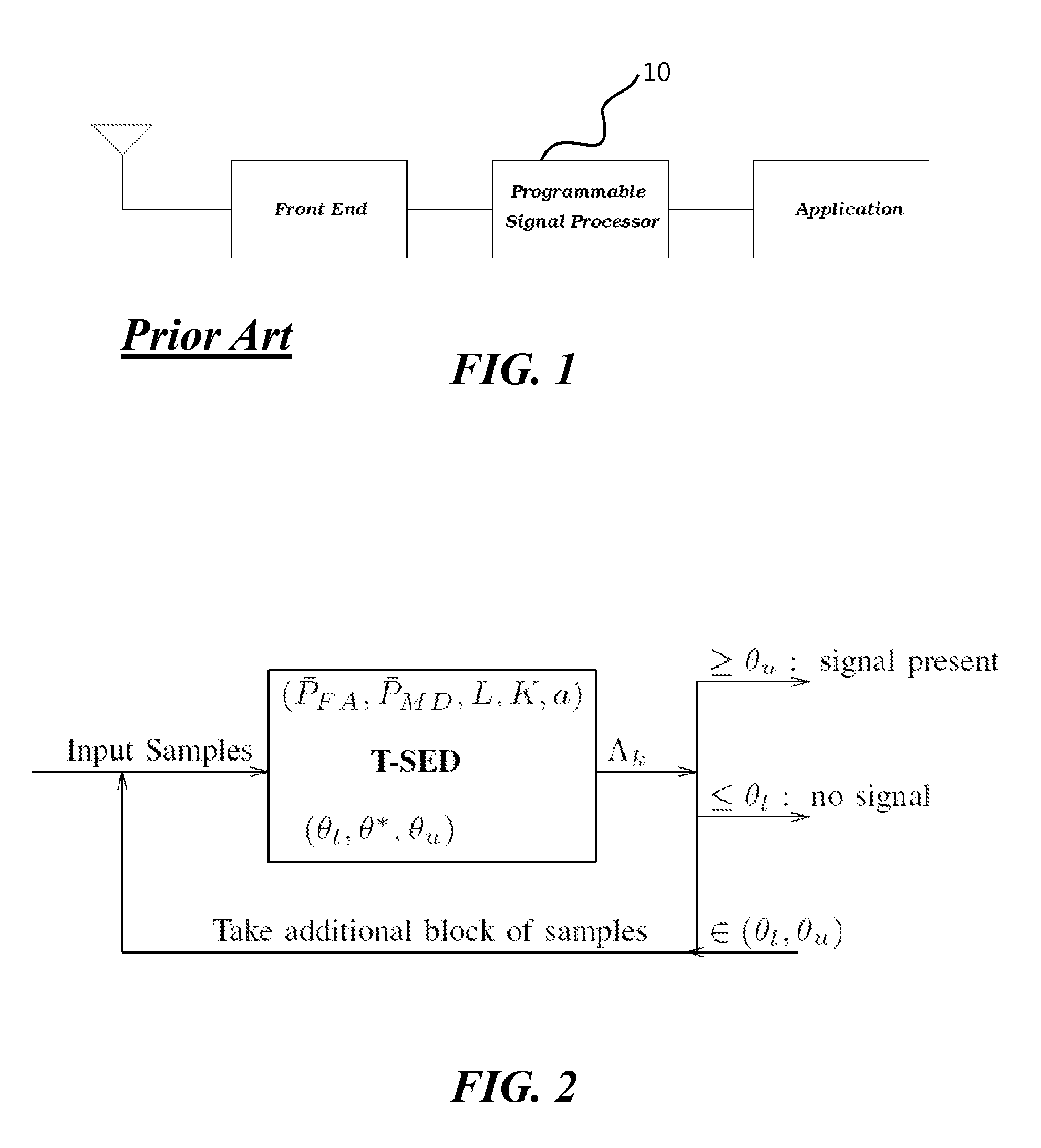 Hybrid signal detection for dynamic spectrum access