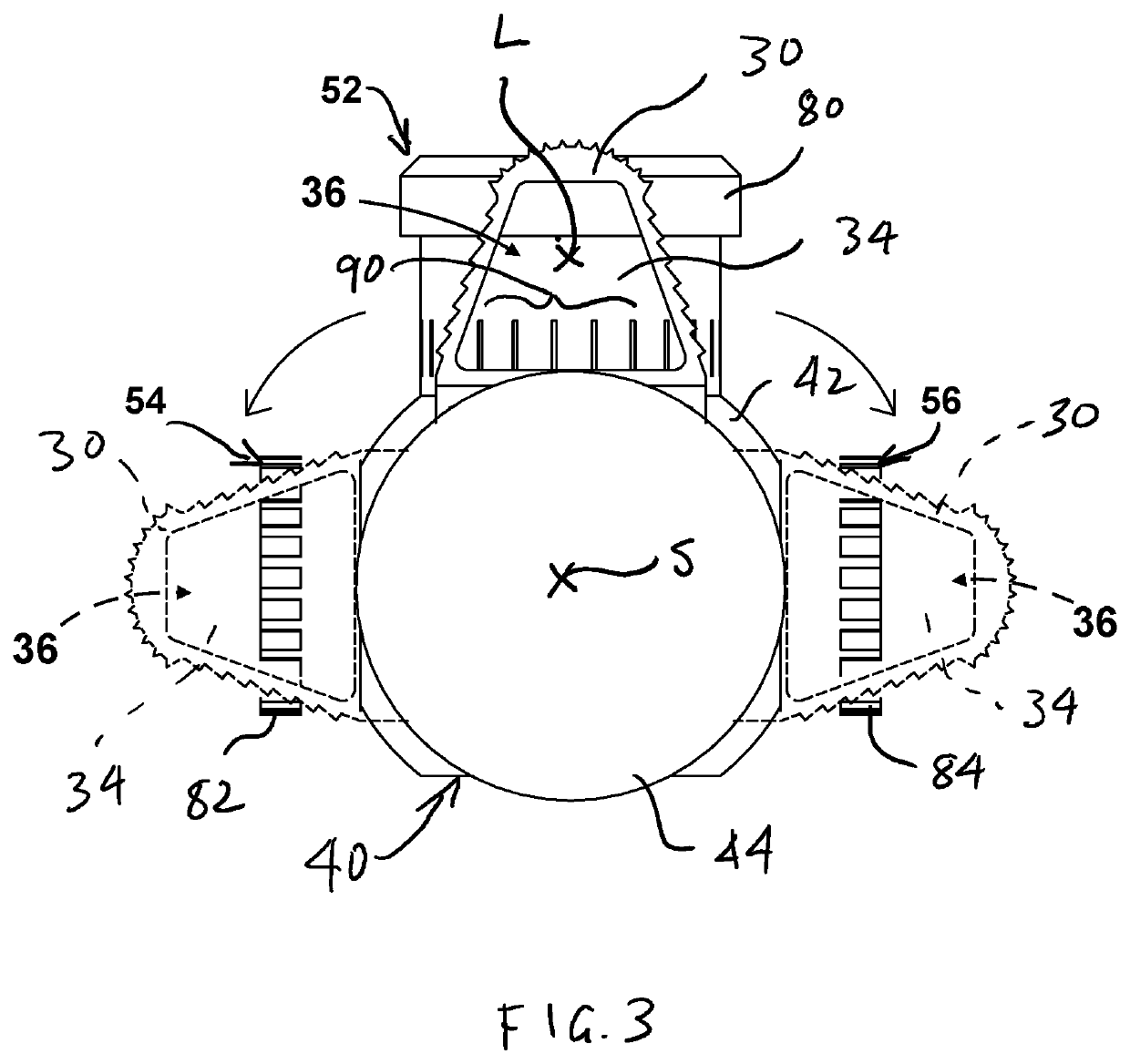 Lever assembly for optical scopes