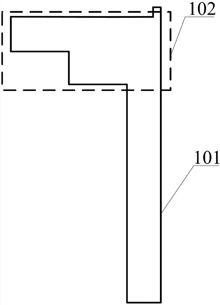 Ultra-deep support-free locking notch ring beam in sea areas