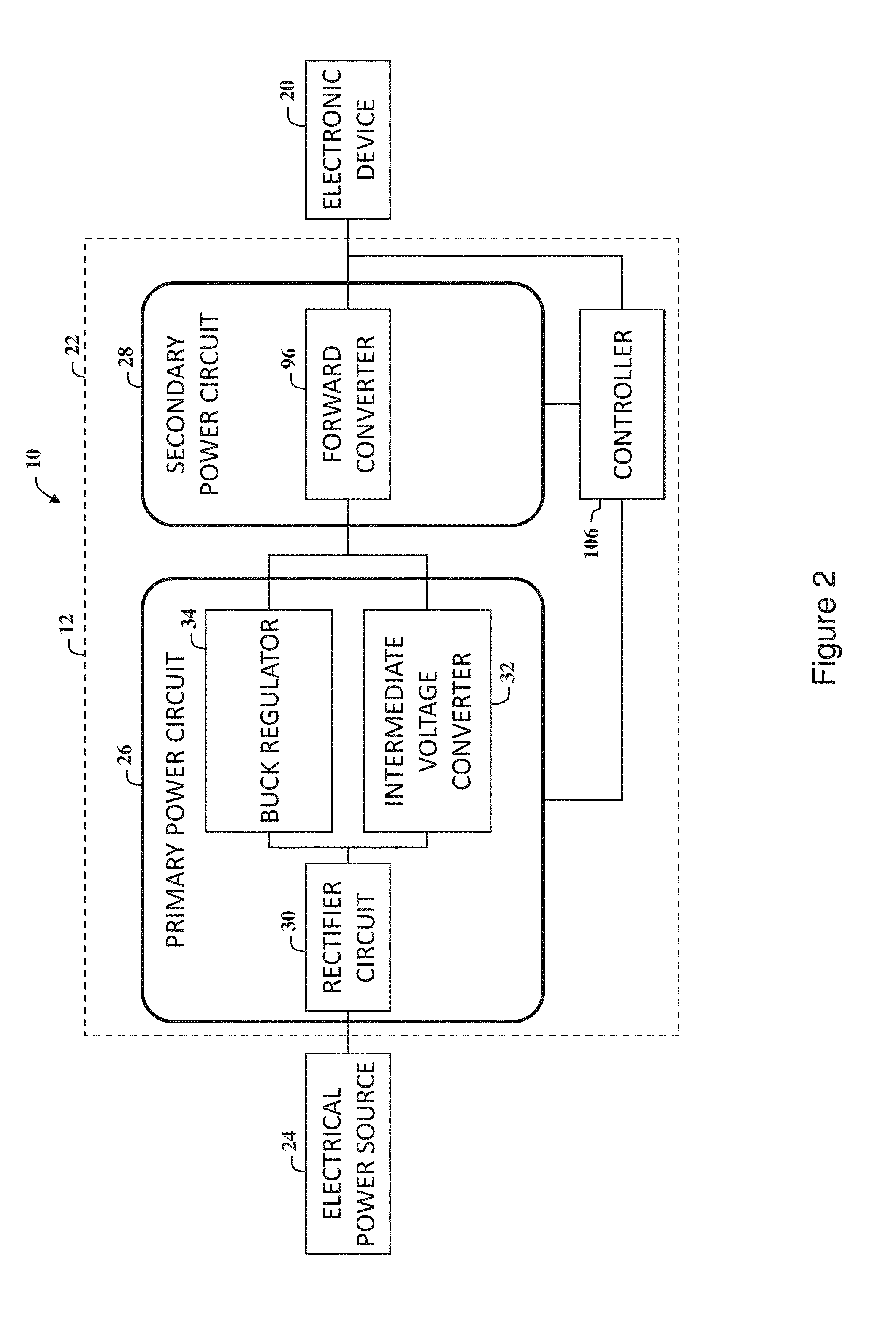 Electrical circuit for delivering power to consumer electronic devices