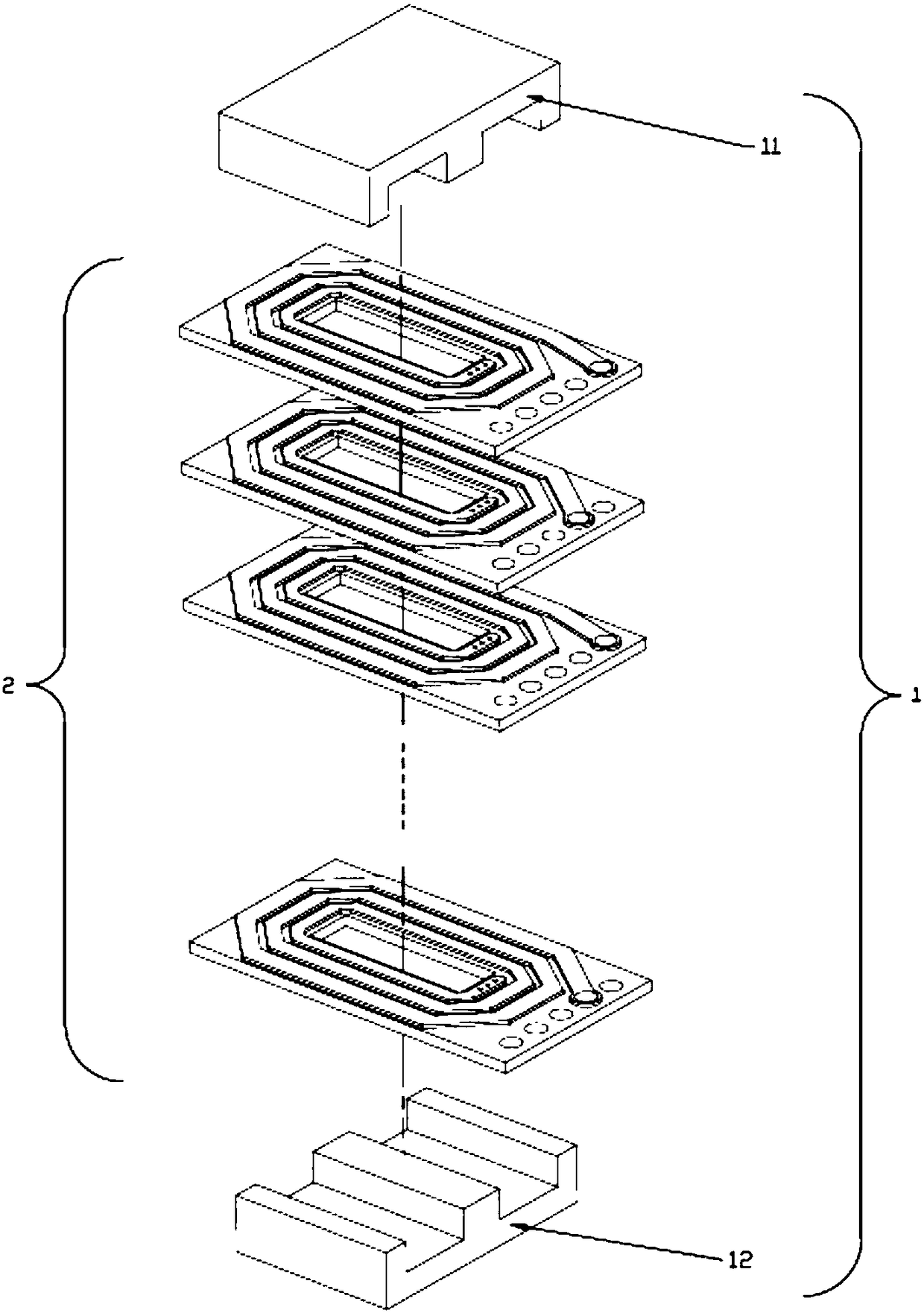 A planar transformer