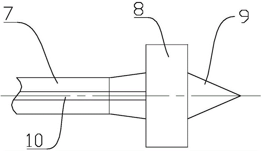 Pipe extrusion molding machine head