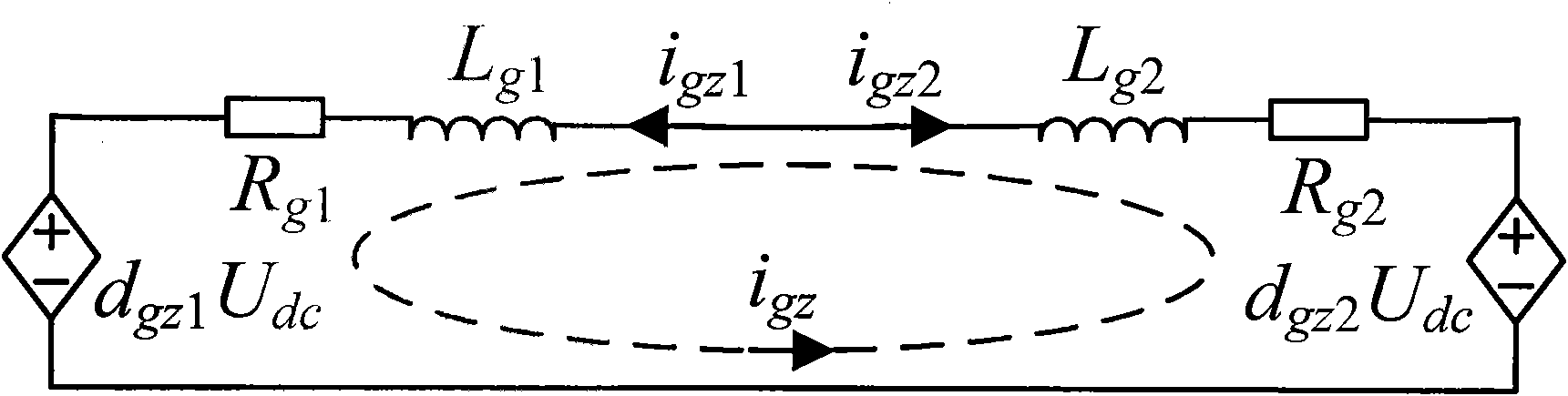 Parallel-type permanent magnet direct-drive wind power converter in wind driven generation system and control method thereof