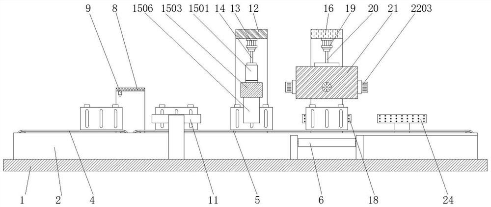 Detection device for lithium battery processing