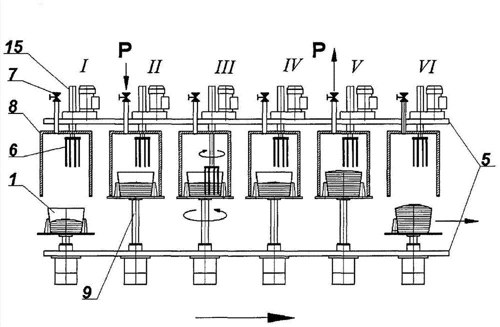 Method for producing bread from aerated dough