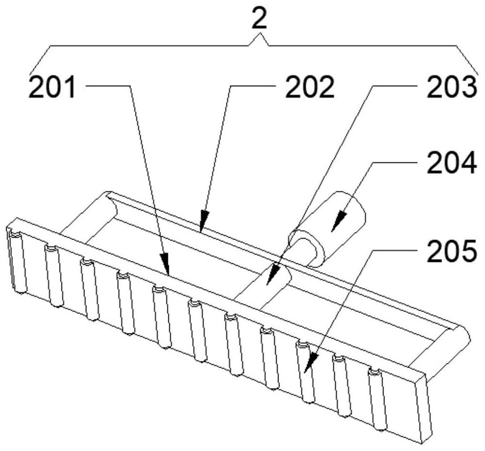 Pork slitting device