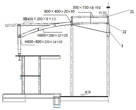 Large-span prestressed dome structure and manufacturing method thereof