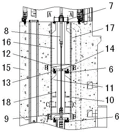 Maintenance method and dam structure for low gate dam accident gate