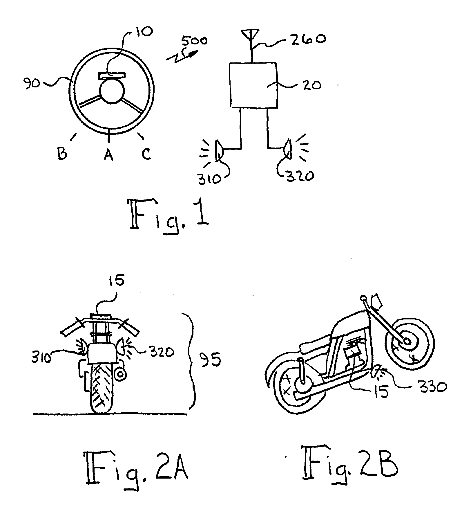 Vehicle sidelight control system