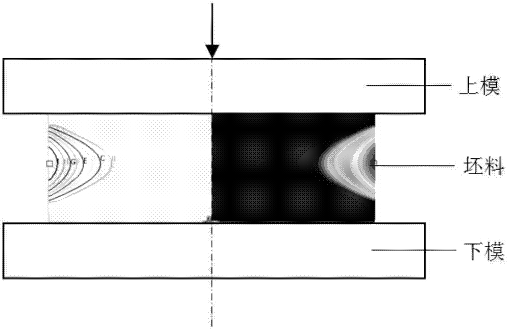 Identification method for plastic compression molding critical damage