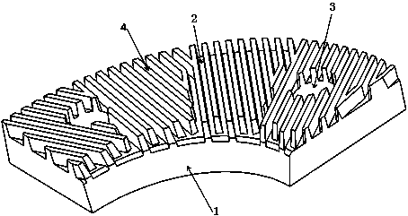 A method for forming multi-component alloy grinding discs with coarse grains on the surface