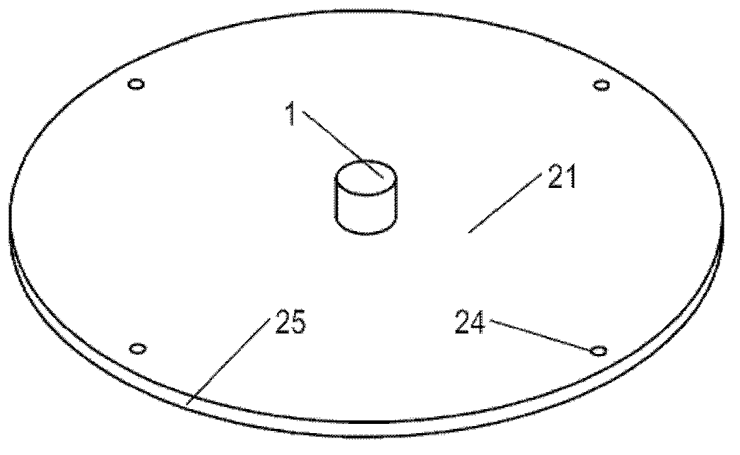 Polishing grinding disc for restraining full-band error of optical surface