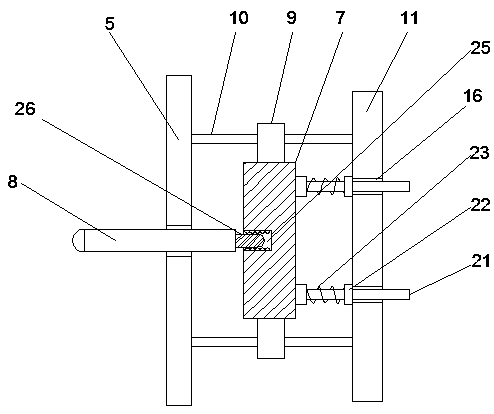 Die for seal piece processing production