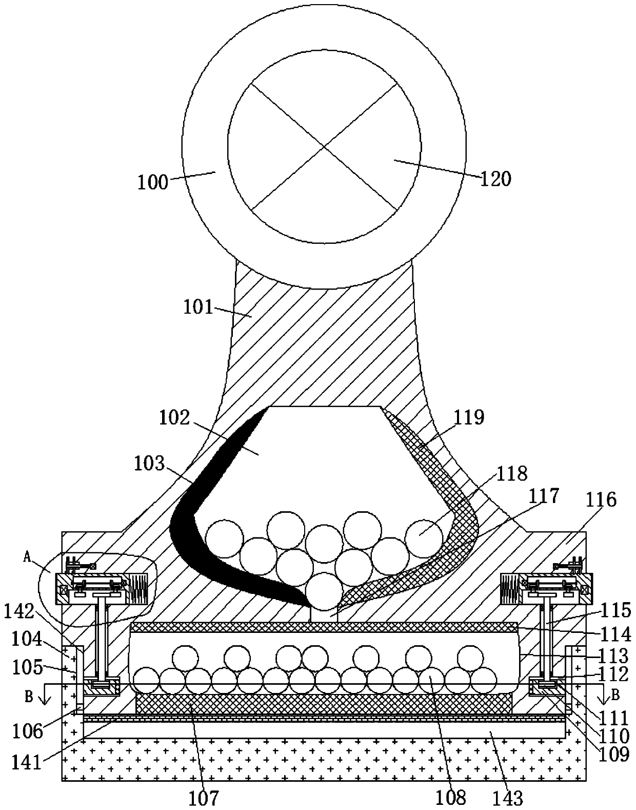 Novel stamp tool capable of efficiently utilizing red ink paste