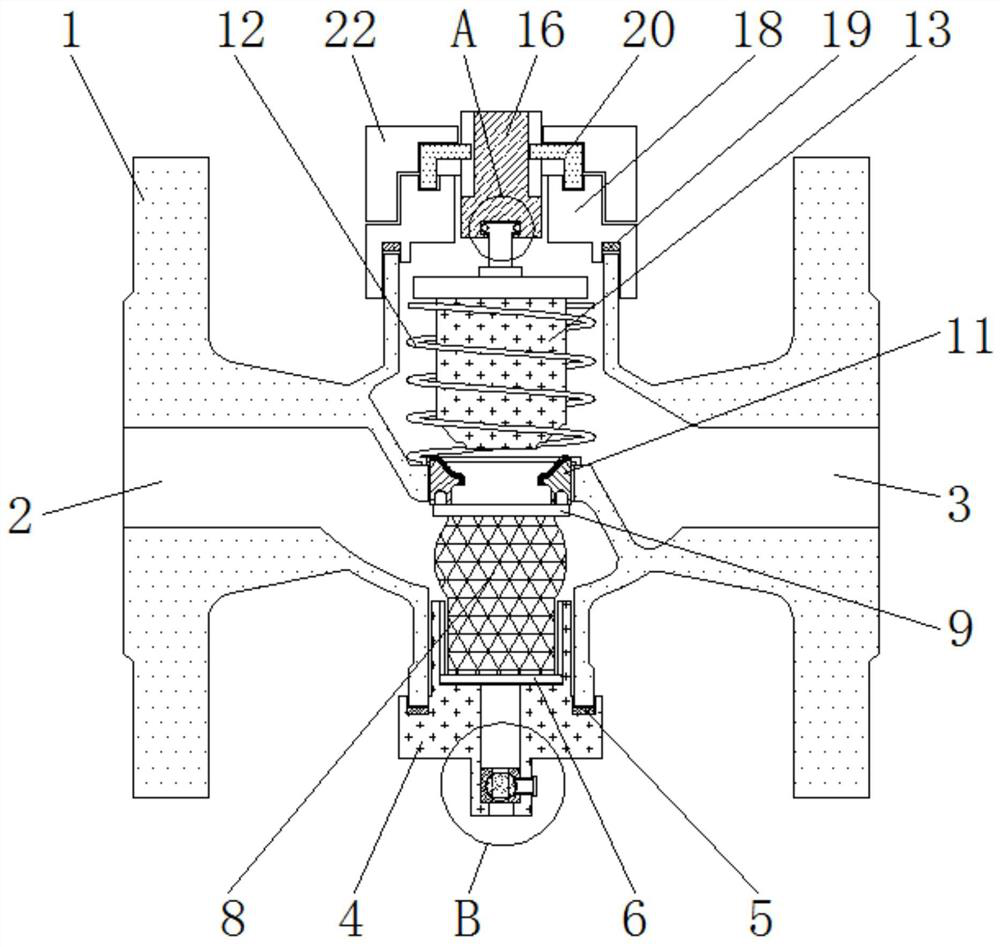 A steam trap convenient for constant temperature control of water flow