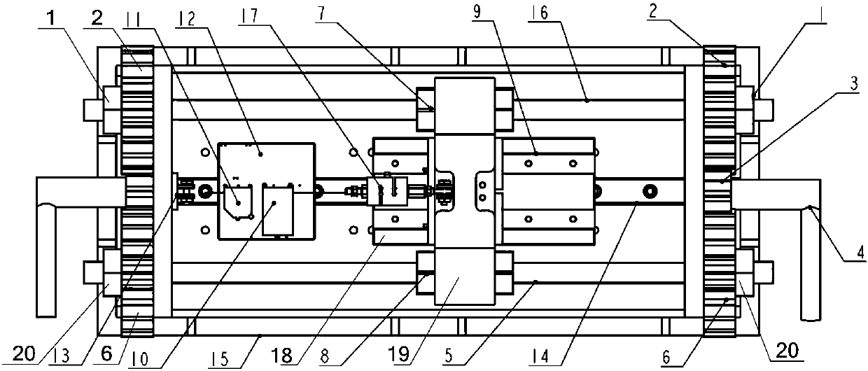 Rigidity testing device and method for electromechanical actuator