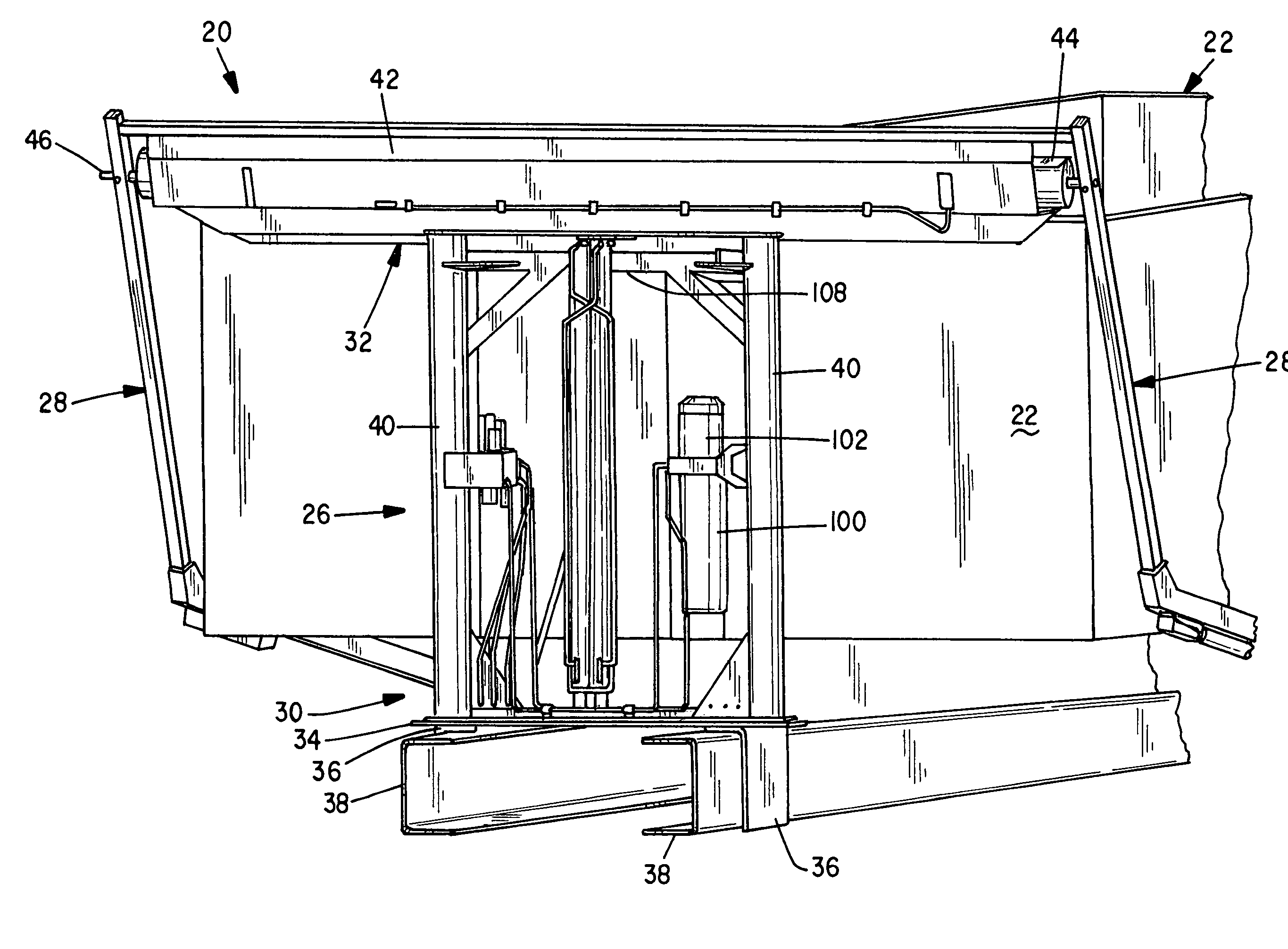 Automated cover system for vehicle-mounted containers