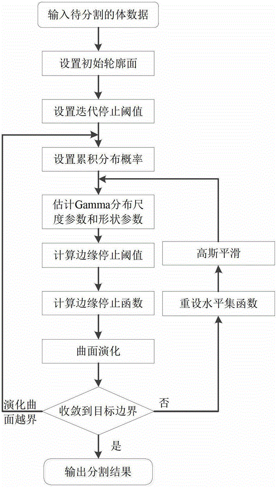 Active contour model based method for segmenting mammary gland DCE-MRI focus