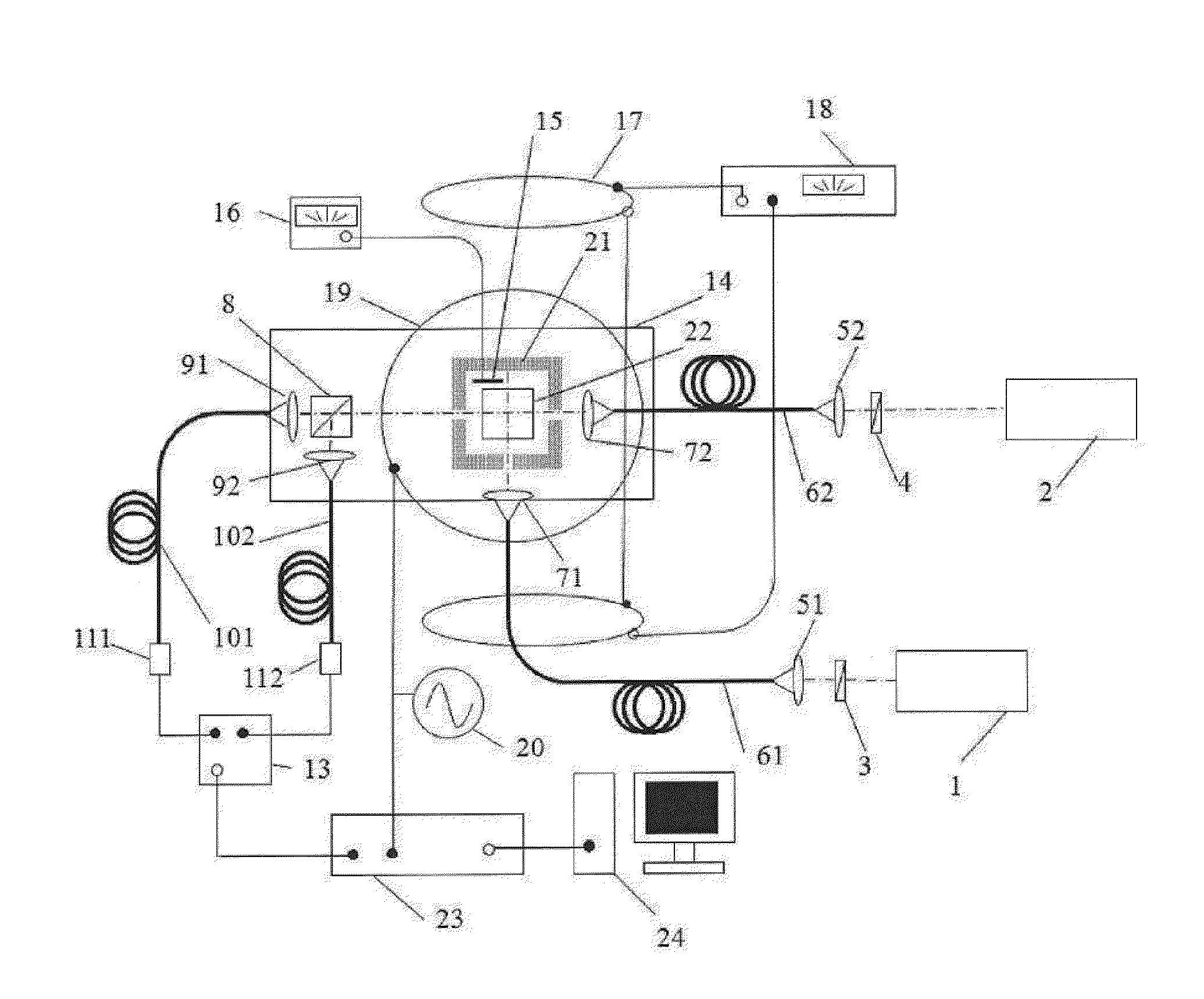 Optical pumping magnetometer and magnetic sensing method