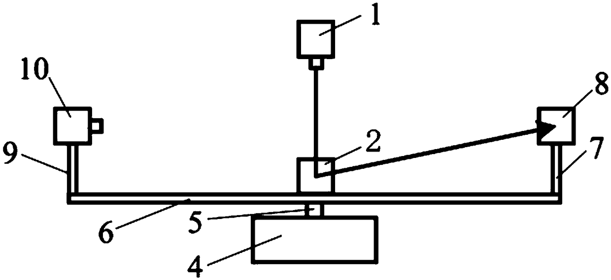 Test system and method for joint destruction effect of laser and surface airflow