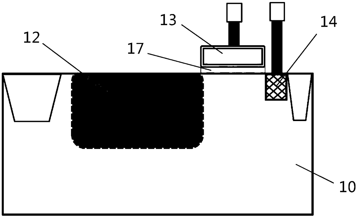 A pixel unit structure for reducing dark current and its manufacturing method