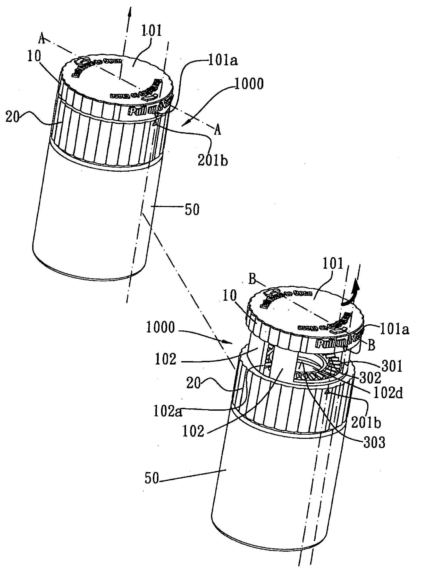 Container cap