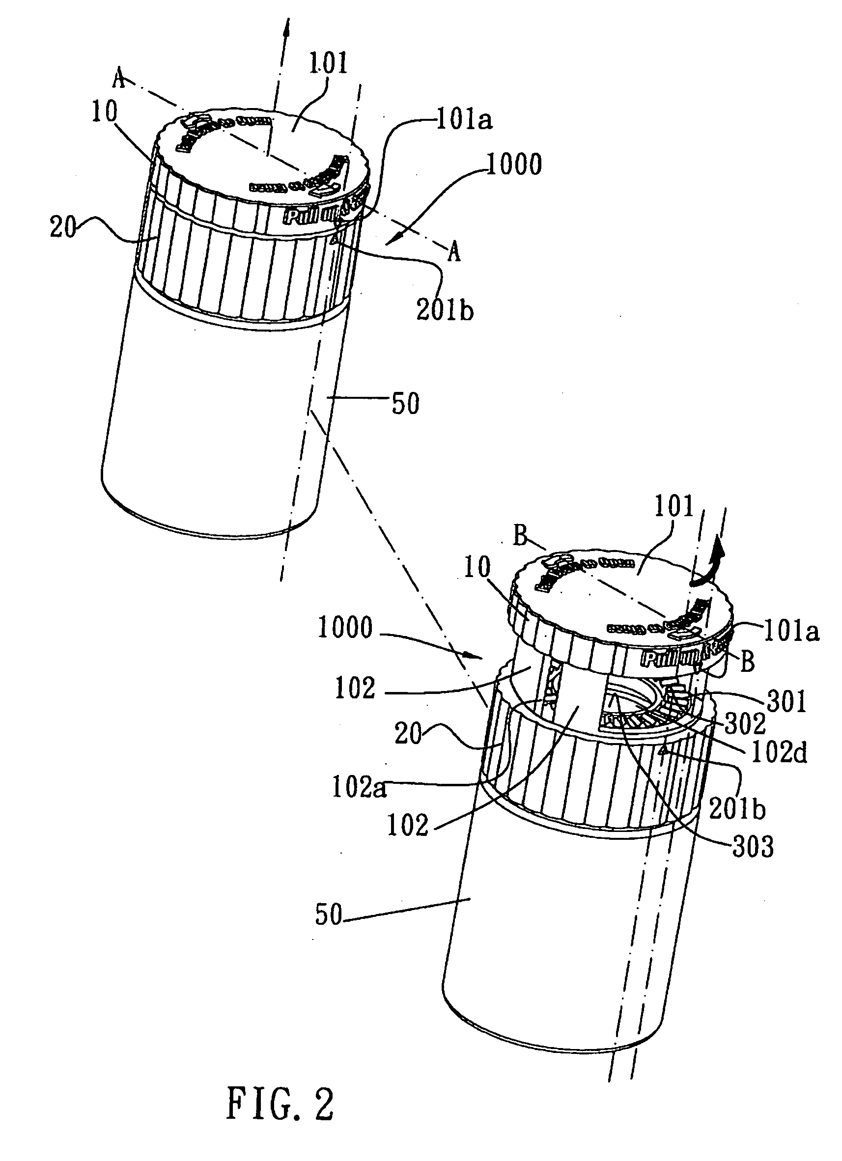 Container cap