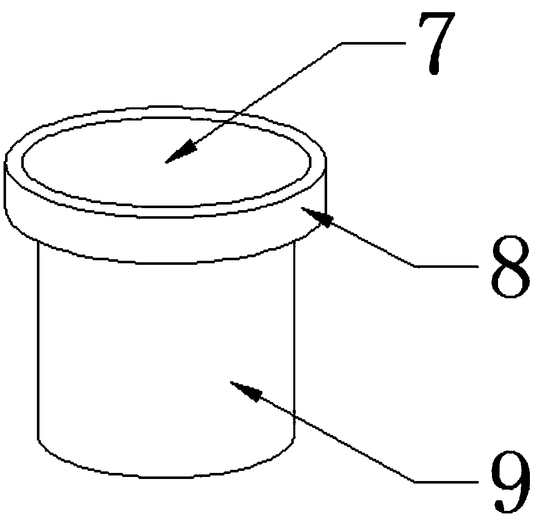 Roof rainwater collection device for green building