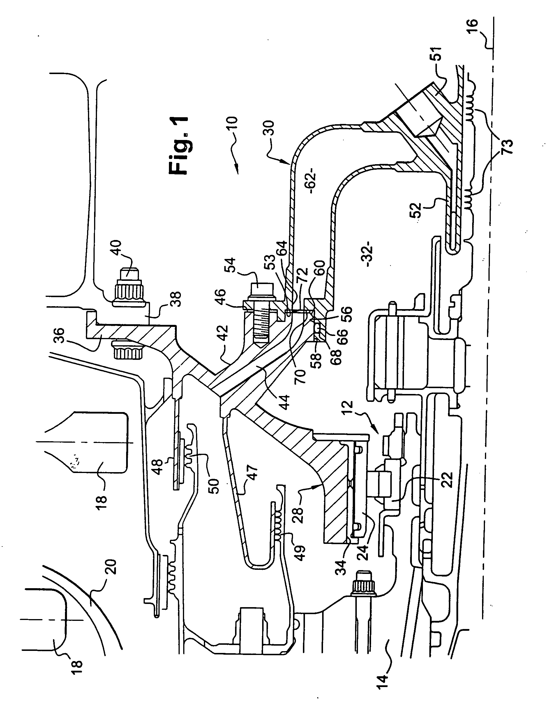 Device for lubricating a component in a turbomachine