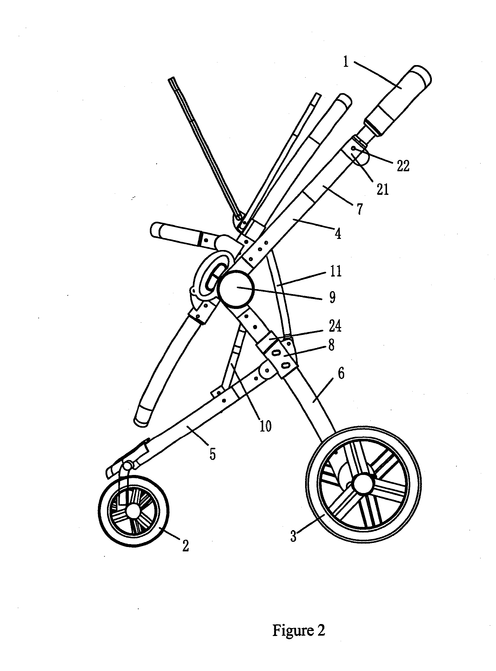 Foldable stroller