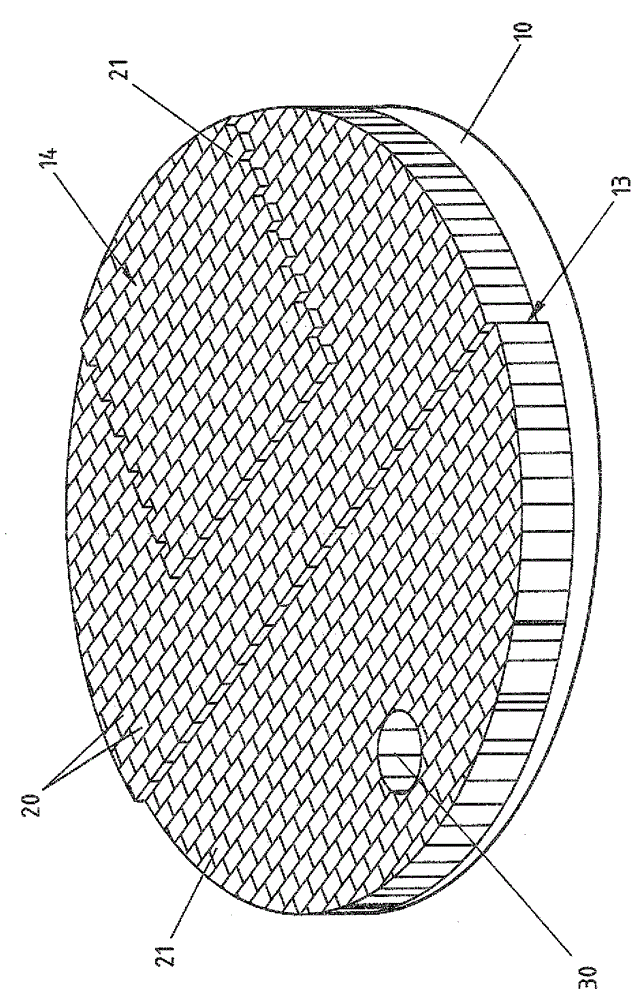 Fireproof ceramic bottom