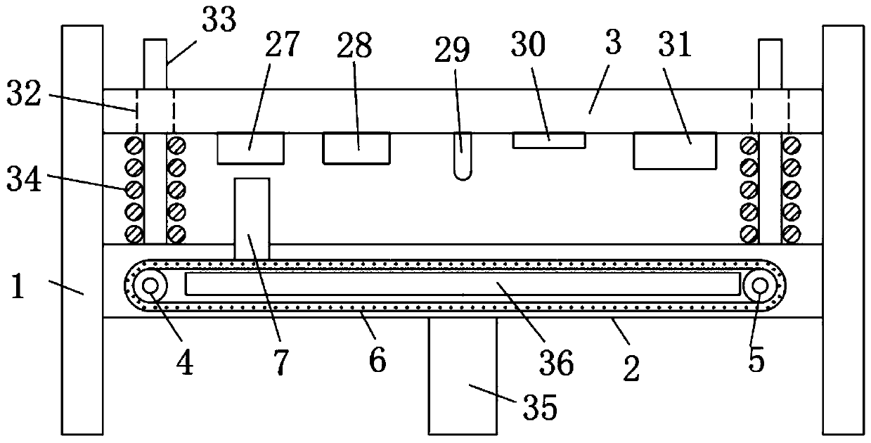 Continuous automatic stamping die and stamping method thereof