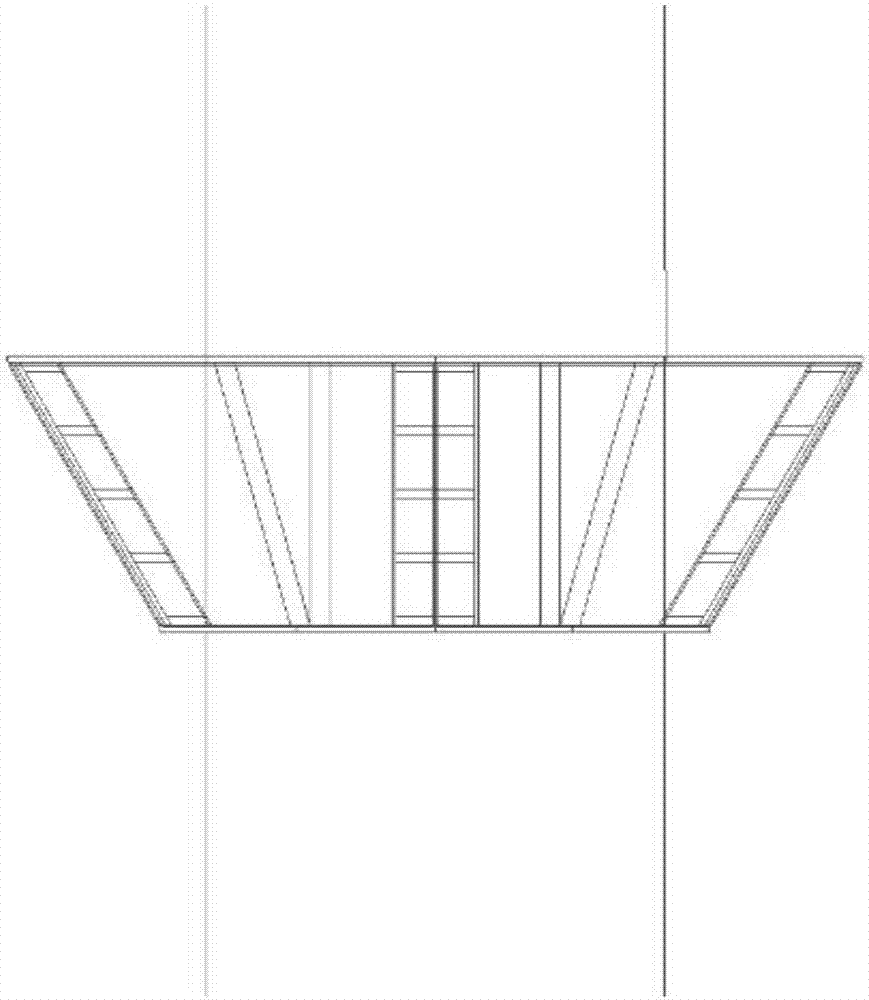 Polyhedral ice-resistant unit suitable for single-column three-pile type offshore wind power foundation