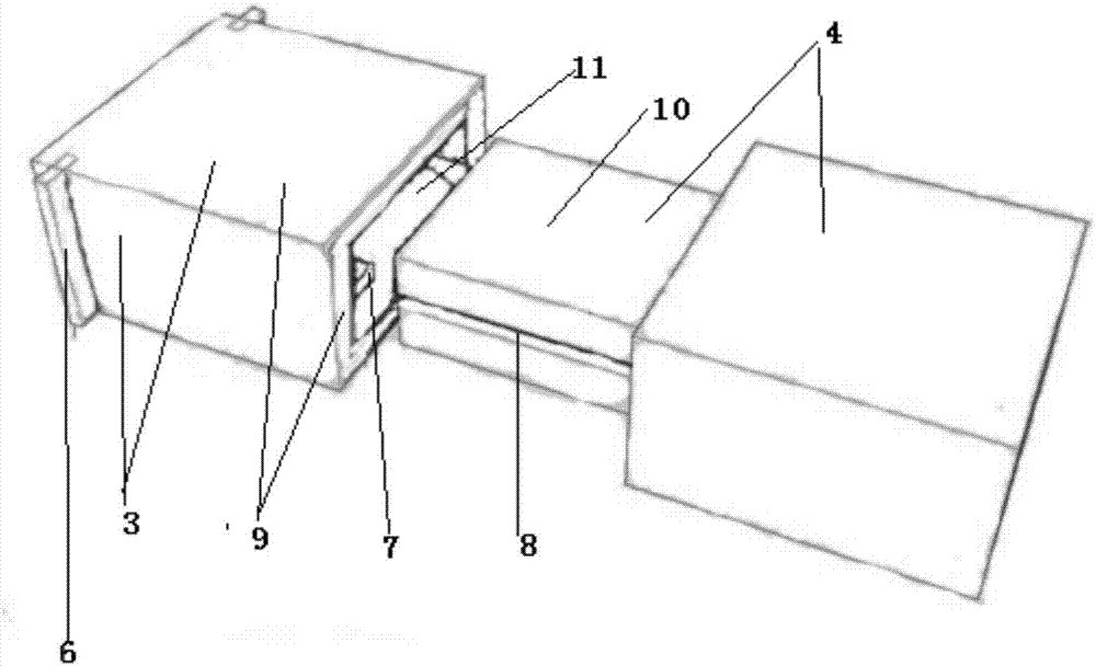 Tooth-borne type maxillofacial augmented reality positioning tracing device based on three-dimensional printing